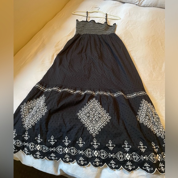 Zara Black Detail Maxi Dress - Picture 4 of 10